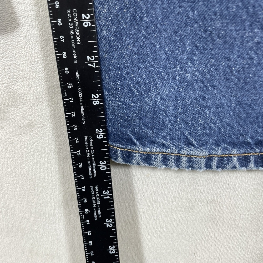 Vtg Levis 517 Jeans Mens 34x30 Whisker Fade Bootcut Distressed Honeycomb Y2K - Picture 6 of 16